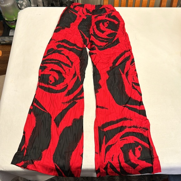 DIANE VON FURSTENBERG Adelaide printed satin-jacquard wide-leg pants - Picture 5 of 7